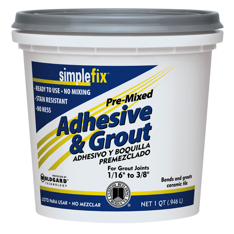 Custom Building Products Premixed Adhesive and Grout 1 Quart Wayfair